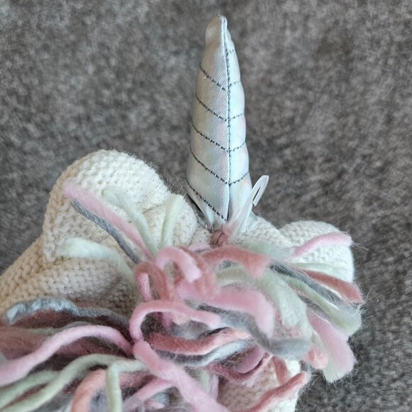 Toddler Girls Unicorn Winter Hat and Mitten Set NWT 2t-4t Capelli New York - Picture 7 of 8